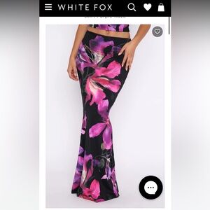 White Fox Sweet Salutations Maxi Skirt Purple Haze